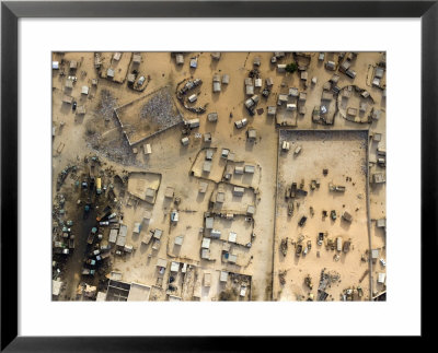 Nouakchott Is Being Covered By The Sahara In A Desertification Process, Mauritania by Michael Fay Pricing Limited Edition Print image