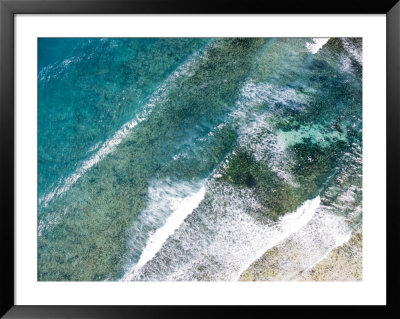 Turquoise Waves Breaking Off Shore, Eastern Zanzibar by Michael Fay Pricing Limited Edition Print image