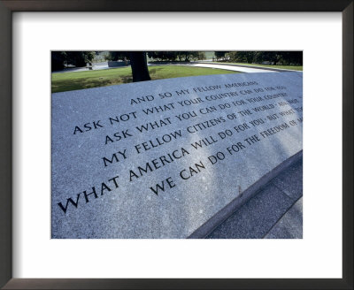 Closeup Of John F. Kennedy's Grave, Arlington, Virginia by Kenneth Garrett Pricing Limited Edition Print image