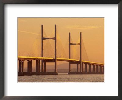New, Second, Severn Bridge, River Severn, Avon, England, Uk, Europe by Roy Rainford Pricing Limited Edition Print image