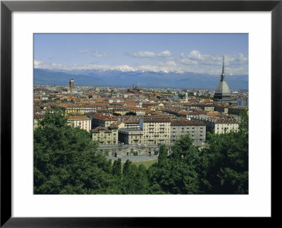 City Centre And The Alps, Torino (Turin), Piemonte (Piedmont), Italy, Europe by Duncan Maxwell Pricing Limited Edition Print image