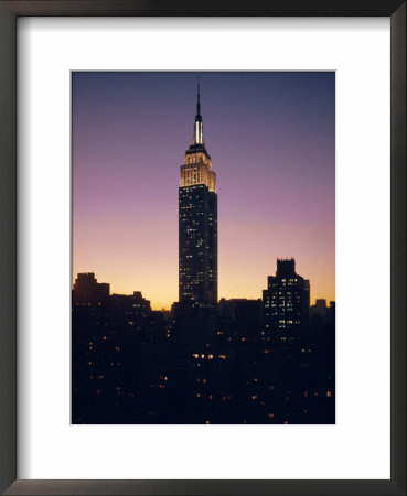 The Empire State Building, New York, New York State, Usa by Christina Gascoigne Pricing Limited Edition Print image