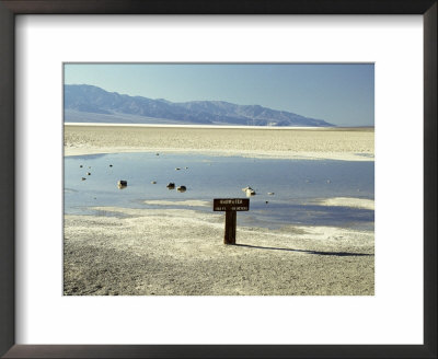 Badwater, Lowest Point In The U.S.A., Death Valley, California, United States Of America (U.S.A.) by Gavin Hellier Pricing Limited Edition Print image