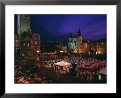 Old Town Hall, Stare Mesto Square, Prague, Czech Republic, Europe by Gavin Hellier Pricing Limited Edition Print image