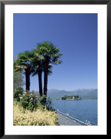 Stresa, With Isola Bella In Background, Lake Maggiore, Piemonte (Piedmont), Italy, Europe by Sergio Pitamitz Pricing Limited Edition Print image