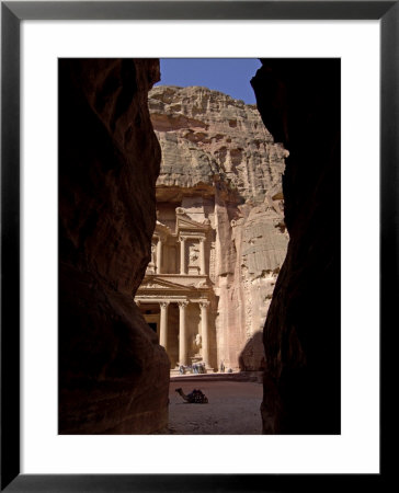 The Treasury, At The End Of The Siq, Petra, Jordan, Middle East by Sergio Pitamitz Pricing Limited Edition Print image