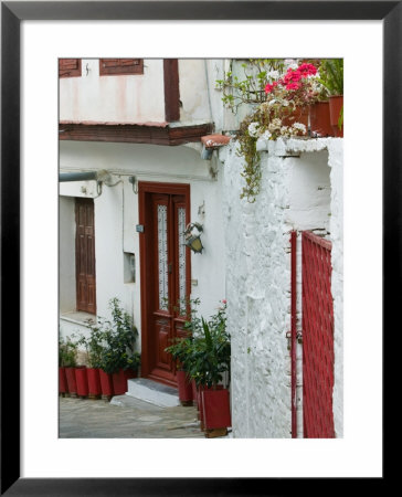 Street Detail, Vathy, Samos, Aegean Islands, Greece by Walter Bibikow Pricing Limited Edition Print image