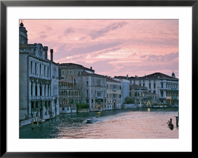 Grand Canal At Dusk From Academia Bridge, Venice, Italy by Dennis Flaherty Pricing Limited Edition Print image