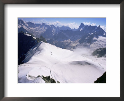 View From Mont Blanc Towards Grandes Jorasses, French Alps, France by Upperhall Ltd Pricing Limited Edition Print image