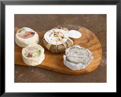 French Goat Cheese, Clos Des Iles, Le Brusc, Cote D'azur, Var, France by Per Karlsson Pricing Limited Edition Print image