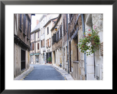 Old Town With Stone And Wooden Beam Houses, Bergerac, Dordogne, France by Per Karlsson Pricing Limited Edition Print image