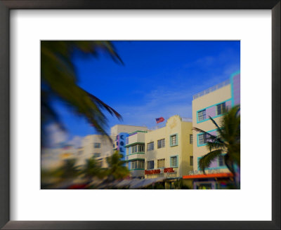 Ocean Drive, South Beach, Miami Beach, Florida, Usa by Angelo Cavalli Pricing Limited Edition Print image