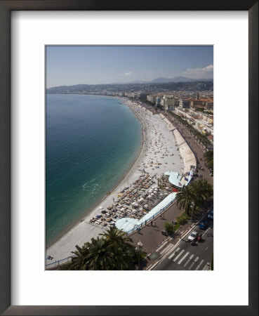 Nice, Alpes Maritimes, Provence, Cote D'azur, French Riviera, France, Mediterranean by Angelo Cavalli Pricing Limited Edition Print image