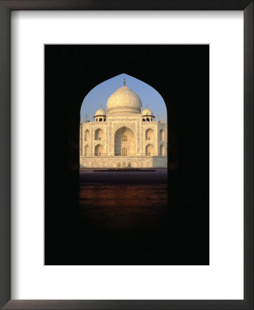 Taj Mahal Through Archway, Agra, Uttar Pradesh, India by Richard I'anson Pricing Limited Edition Print image