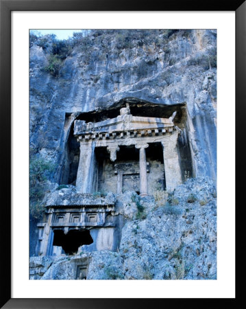 Lycian Rock Tombs, Amyntas Park, Fethiye, Turkey by Dallas Stribley Pricing Limited Edition Print image