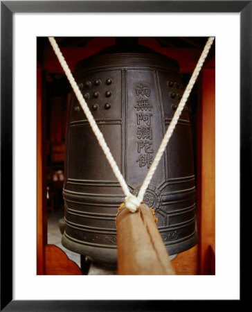 Temple Bell With Striker, Kyoto, Japan by Frank Carter Pricing Limited Edition Print image