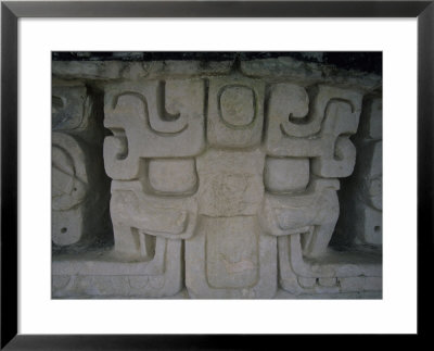 Detail Of A Stucco Frieze, Located On The Pyramid At Xunantunich by Stephen Alvarez Pricing Limited Edition Print image