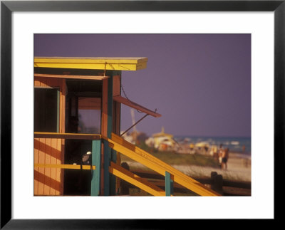 Colorful Beach Scene, South Beach, Miami, Florida, Usa by Stuart Westmoreland Pricing Limited Edition Print image