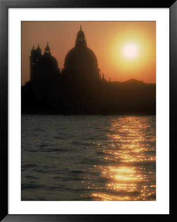 Silhouette Of St. Marks, Venice, Italy by Ron Johnson Pricing Limited Edition Print image