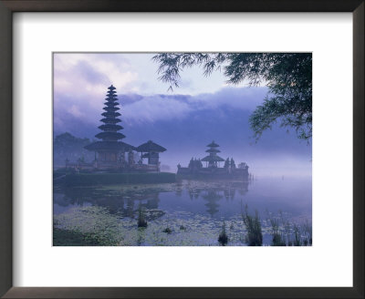 Temple Of Pura Ulun Danu Bratan, Bali, Indonesia, Asia by Bruno Morandi Pricing Limited Edition Print image
