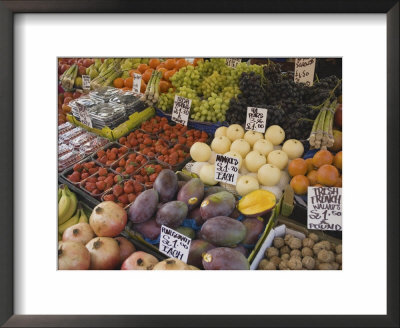 Market Stalls, Portobello Road, London, England by Inger Hogstrom Pricing Limited Edition Print image