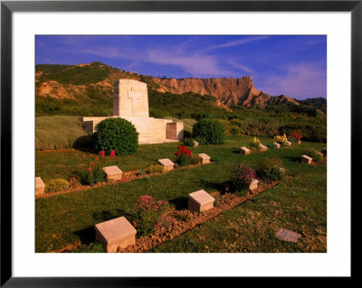 Wwi Cemetery, Gallipoli Battlefields, Thrace by Walter Bibikow Pricing Limited Edition Print image