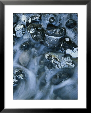 Surf And Stones, Time Exposure, Jasmund National Park, Germany by Norbert Rosing Pricing Limited Edition Print image