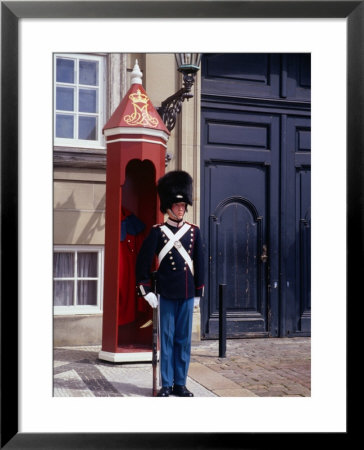Guard At Amalienborg Palace, Copenhagen, Denmark by Charlotte Hindle Pricing Limited Edition Print image