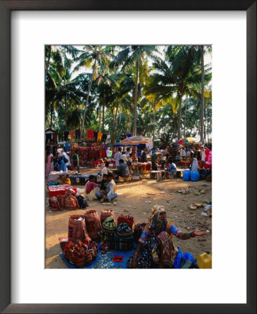 Women Selling Handcrafts At Market, Mapusa, India by Paul Beinssen Pricing Limited Edition Print image
