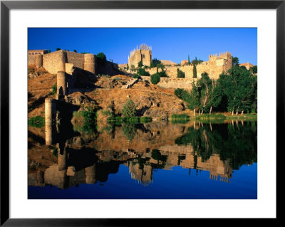 The Monastery Of San Juan De Los Reyes Reflected In The River Tagus, Toledo, Spain by David Tomlinson Pricing Limited Edition Print image