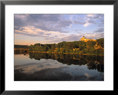 Trencin Castle, Vah River, Slovakia by Walter Bibikow Pricing Limited Edition Print image