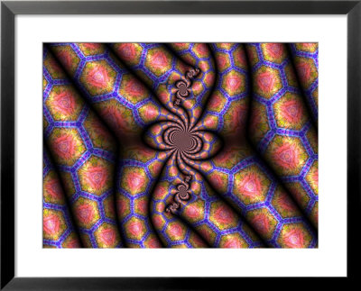 Three-Dimentional Abstract Fractal Pattern by Albert Klein Pricing Limited Edition Print image