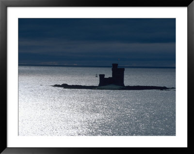 England, Isle Of Man: Tower Of Refuge, Backlit by Brimberg & Coulson Pricing Limited Edition Print image