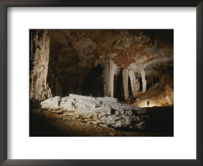 A Fallen Column Litters The Cave Floor by Stephen Alvarez Pricing Limited Edition Print image