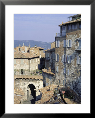 Mandorla Gate And Buildings Of The Town, Perugia, Umbria, Italy, Europe by Sheila Terry Pricing Limited Edition Print image