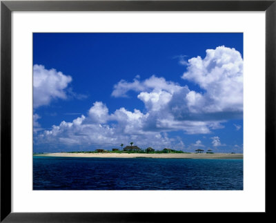 Beachside Buildings Under Cloudy Sky, Fiji by Johnson Dennis Pricing Limited Edition Print image