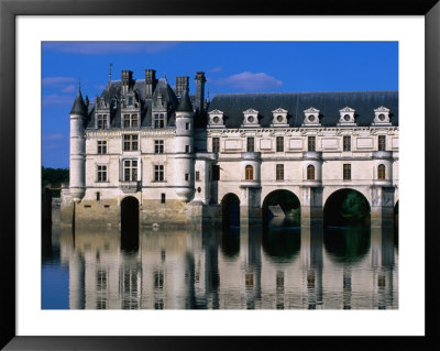 Chateau De Chenonceau Along Cher River, Tours, France by John Elk Iii Pricing Limited Edition Print image
