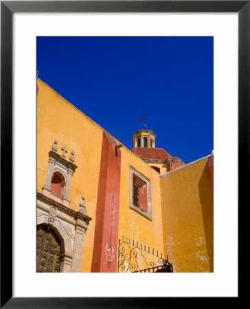 Walls And Dome Of San Roque Church, Guanajuato, Mexico by Julie Eggers Pricing Limited Edition Print image