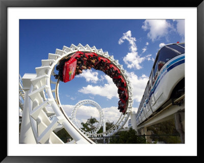 Rollercoaster, Sea World, Gold Coast, Queensland, Australia by David Wall Pricing Limited Edition Print image