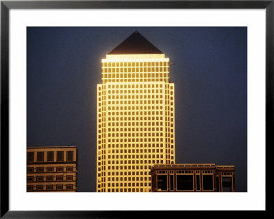 Canary Wharf Tower, Isle Of Dogs Dockland Development, London, United Kingdom by Wayne Walton Pricing Limited Edition Print image
