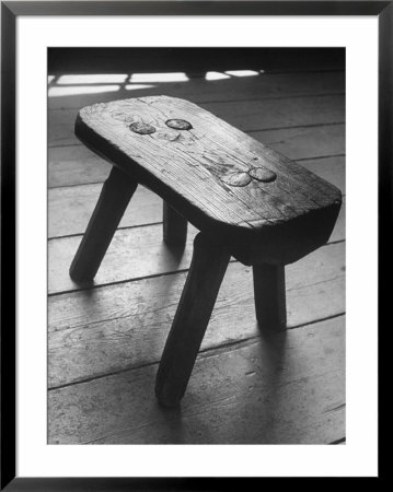 Creases Covering The Exterior Of The Old Stool by Nina Leen Pricing Limited Edition Print image