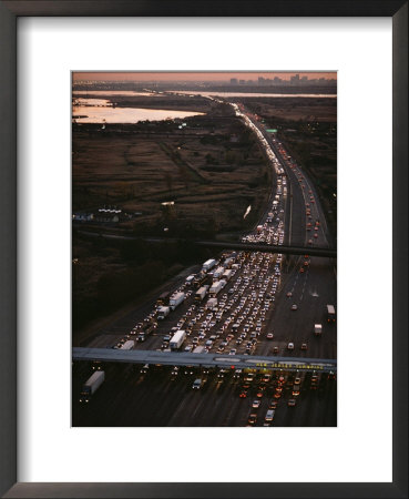 Hundreds Of Cars Line Up To Pay A Toll On The New Jersey Turnpike by Melissa Farlow Pricing Limited Edition Print image