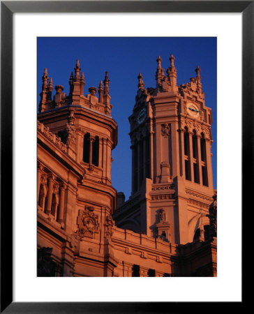 Palacio De Comunicaciones On Plaza De Cibeles Housing The Central Post Office, Madrid, Spain by Krzysztof Dydynski Pricing Limited Edition Print image