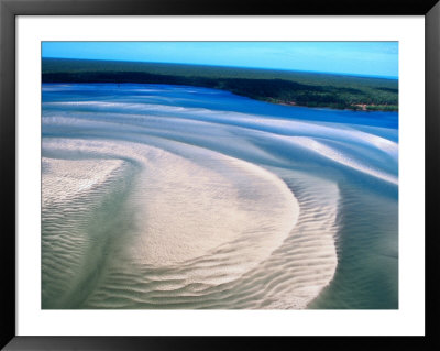 Aerial View Of Island, Australia by Oliver Strewe Pricing Limited Edition Print image