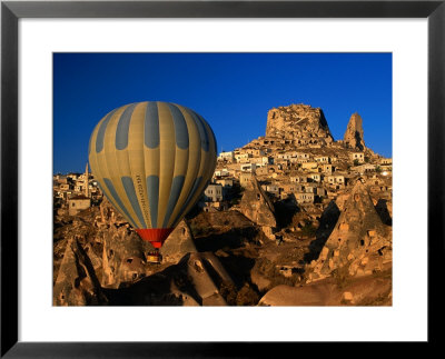 Hot-Air Ballooning Over Town, Uchisar, Turkey by Dallas Stribley Pricing Limited Edition Print image