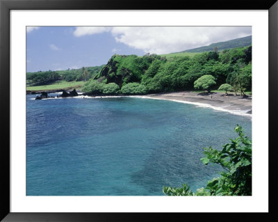 Hamoa Beach And Mokae Cove, Hana, Maui by Peter French Pricing Limited Edition Print image