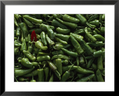 Single Red Pepper Surrounded By Green Peppers by James L. Stanfield Pricing Limited Edition Print image