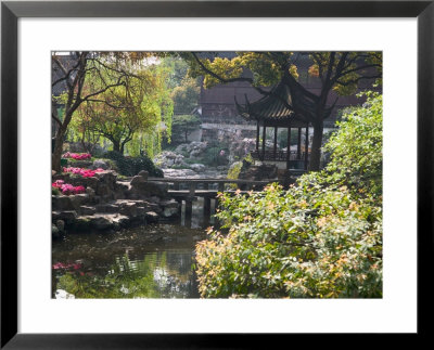Landscape Of Traditional Chinese Garden, Shanghai, China by Keren Su Pricing Limited Edition Print image