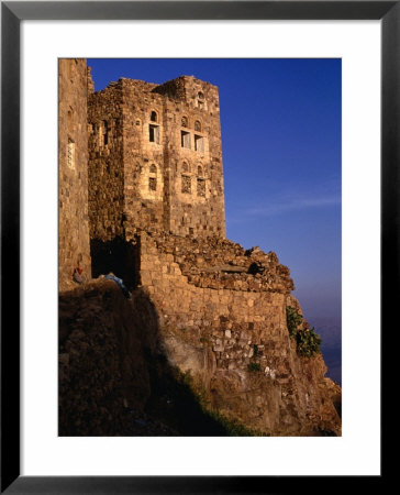 Historic Building On Hilltop, Shihara, Yemen by Bethune Carmichael Pricing Limited Edition Print image