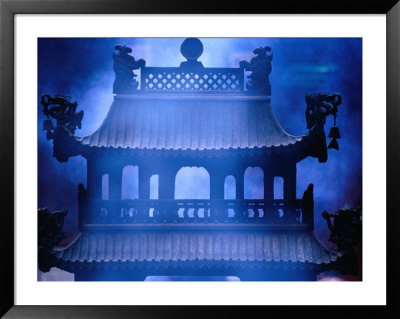 Shrine Clouded In Incense Smoke, Baiyun Guan (White Cloud Temple) Bejing, China by Phil Weymouth Pricing Limited Edition Print image